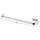 Toalheiro Suporte Porta Toalha De Parede 30cm - Aço Cromado