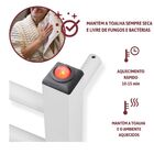 Toalheiro Térmico 1 Toalha Fio Lado Esquerdo Cromado Classic