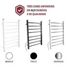 Toalheiro Térmico 2 Toalhas Fio Lado Esquerdo Branco Classic