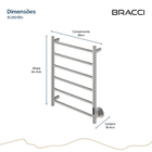 Toalheiro Térmico Aço Escovado