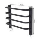 Toalheiro Térmico Barra 127V Preto Flape