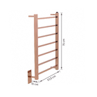 Toalheiro Térmico Bivolt 75x57,5x10cm Quada Metal Lincione