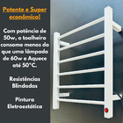 Toalheiro Térmico Concept Branco 220v - Fio Lado Direito