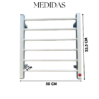 Toalheiro Térmico Concept Branco 220v - Fio Lado Direito