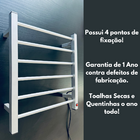 Toalheiro Térmico Concept Cinza Alumínio 127v - Fio Lado Dire