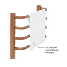 Toalheiro Térmico de Parede 127V (110V) 36x56cm Bronze Flape