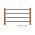 Toalheiro Térmico de Parede 127V (110V) 36x56cm Bronze Flape
