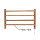 Toalheiro Térmico de Parede 220V 36x56cm Bronze Flape