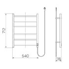 Toalheiro Térmico Docol Docolcozy Redondo De Parede Inox Poli