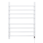Toalheiro Térmico Duplo Banho Metal Branco Barra 127V Flape