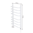Toalheiro Térmico Duplo Banho Metal Branco Barra 127V Flape