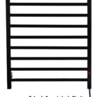 Toalheiro Térmico Grande De Parede Preto 127v