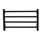 Toalheiro Térmico Pequeno De Parede Preto 220v