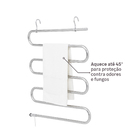 Toalheiro Térmico Portátil 127V (110V) 72x60cm Inox Crismoe