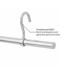 Toalheiro Térmico Portátil 127V (110V) 72x60cm Inox Crismoe