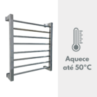 Toalheiro Térmico Sec 8 Barras Basic Cromado - Fio Lado Direi