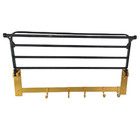 Toalheiro Varal Porta Toalha Roupa Gancho Prateleira Hotel Ca