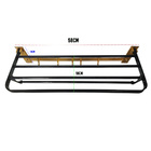 Toalheiro Varal Porta Toalha Roupa Gancho Prateleira Hotel Ca