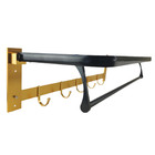 Toalheiro Varal Porta Toalha Roupa Prateleira Gancho Lavander