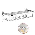 Toalheiro Varal Roupa Prateleira Inox Suporte