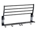 Toalheiro Varal Roupa Suporte Inox Gancho