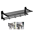 Toalheiro Varal Roupa Suporte Inox Gancho