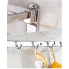 Toalheiro Varal Suporte Roupa Prateleira Inox Porta Toalha