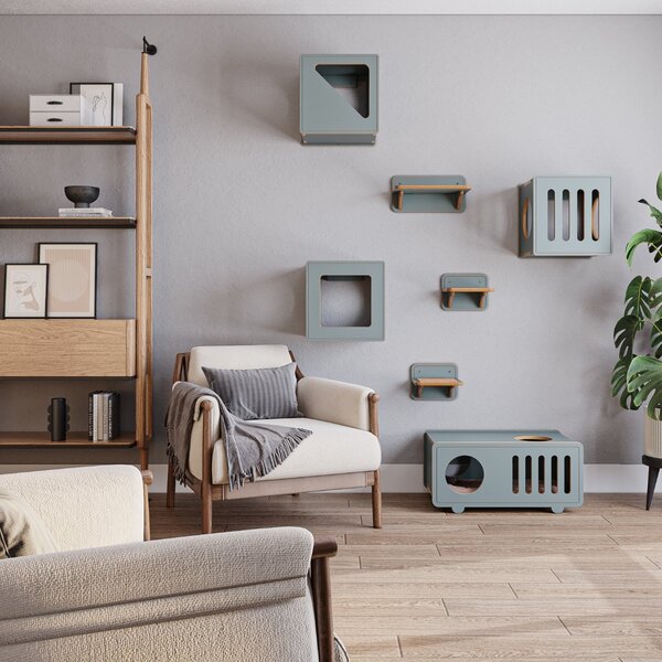 Toca Para Gatos Tom Com Espuma Embutido A 33cm X C 70cm X P 4