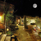 Tocha Luminaria Solar Fogo Chama Kit 8 Und Espeto 12 Leds Bal