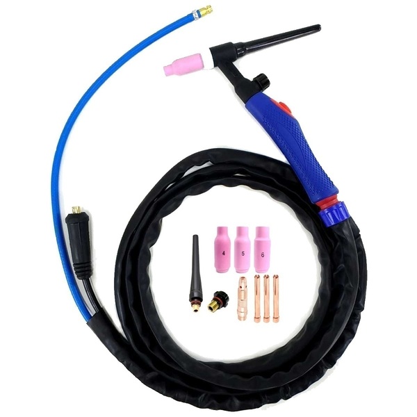 Tocha Tig Wp17 V Com Válvula Conector 13mm 3,5 Metros - Boxer