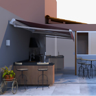 Toldo Articulado Lona Verde Manual 2,50x2,00m Proteção Toldos