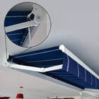 Toldo Articulado - 5,00m X 1,50m Lona Pvc Branco Alpes