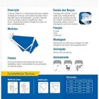 Toldo Articulado - 5,00m X 1,50m Lona Pvc Branco Alpes