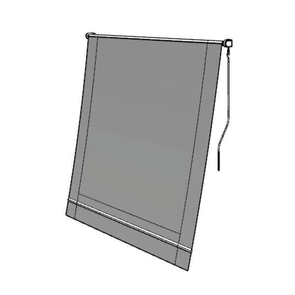 Toldo Cortina - 2,00m X 2,75m - Cinza Cobre Ft