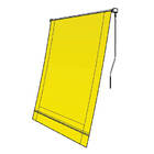 Toldo Cortina - 4,00m X 2,75m - Amarelo Gema Ft