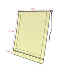 Toldo Cortina - 4,00m X 2,75m - Bege Camurça Ft