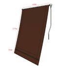 Toldo Cortina - 5,00m X 2,75m - Marrom Escuro Ft