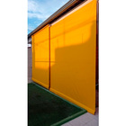 Toldo Cortina Amarelo - 3,50m X 1,90m - Kit Completo
