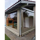 Toldo Cortina Bege C/ Visor - 1,60m X 3,10m - Kit Completo