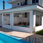 Toldo Cortina Branco C/ Visor - 1,80m X 2,80m - Kit Completo