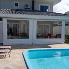 Toldo Cortina Branco C/ Visor - 2,30m X 2,00m - Kit Completo