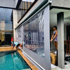 Toldo Cortina Cinza C/ Visor - 2,40m X 3,00m - Kit Completo