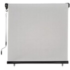 Toldo Cortina Em Tela Solar Screen Cinza 1,40m X 2,70m Comple