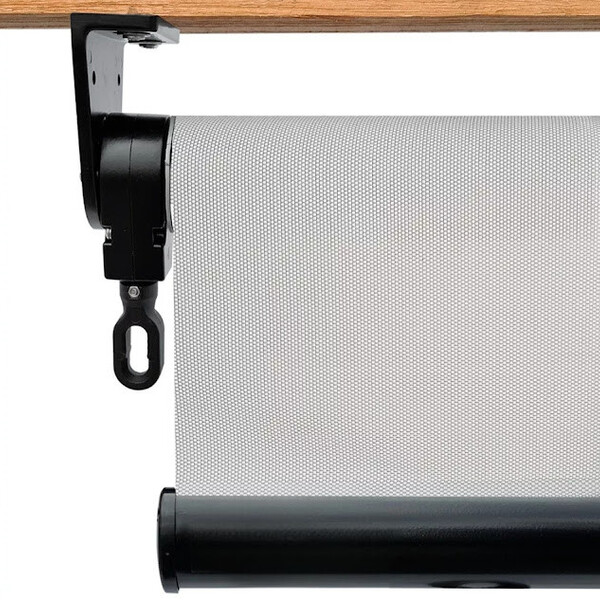 Toldo Cortina Em Tela Solar Screen Cinza 1,90m X 2,70m Comple