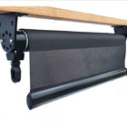 Toldo Cortina Em Tela Solar Screen Preto 1,50m X 2,70m Comple