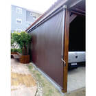 Toldo Cortina Marrom - 3,40m X 1,50m - Kit Completo
