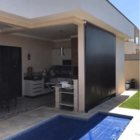 Toldo Cortina Preto - 3,50m X 2,50m - Kit Completo