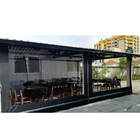 Toldo Cortina Preto C/ Visor - 2,40m X 2,20m - Kit Completo