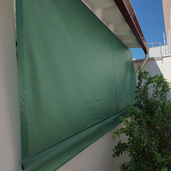 Toldo Cortina Retrátil Completo Medidas 1,20m X 2,60m Cor Ver