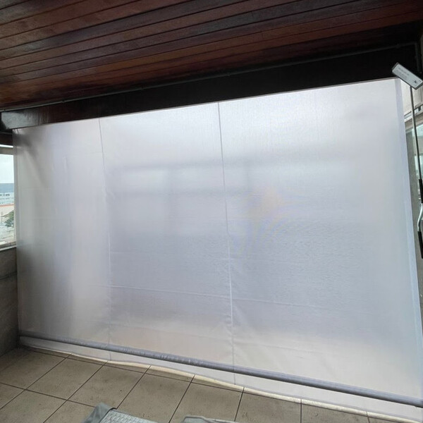 Toldo Cortina Retrátil Completo Medidas 1,40m X 2,60m Cor Cri